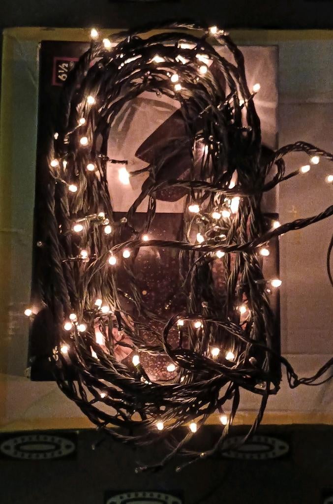 Elektrische kerstslinger, Ophalen