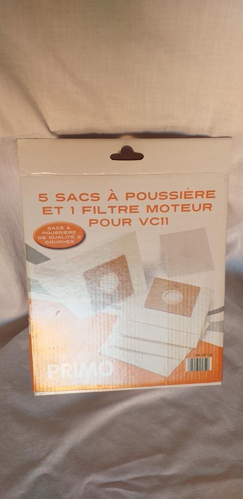Primo boîte 5 sacs +1 filtre, Electroménager, Aspirateurs, Neuf, Enlèvement ou Envoi