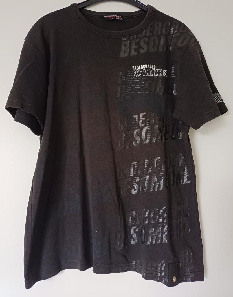 zwart tshirt mannen underground besomeone, Kleding | Heren, T-shirts, Andere, Zwart, Maat 56/58 (XL), Ophalen of Verzenden