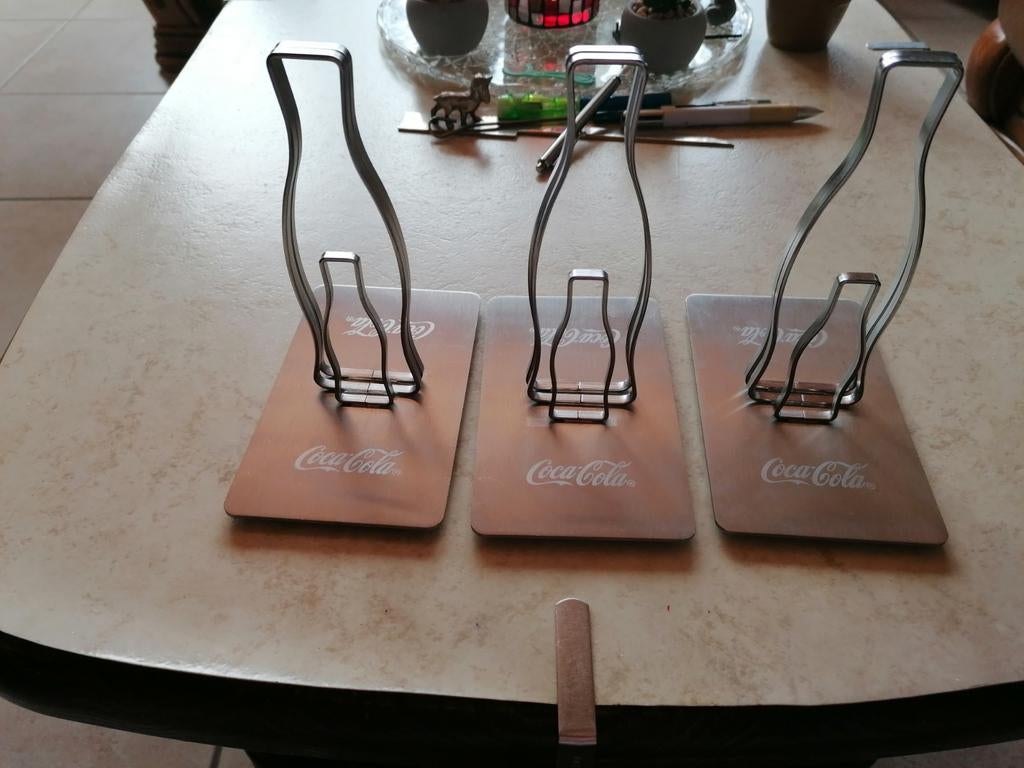 3 kaarthouders van cocacola, Ophalen