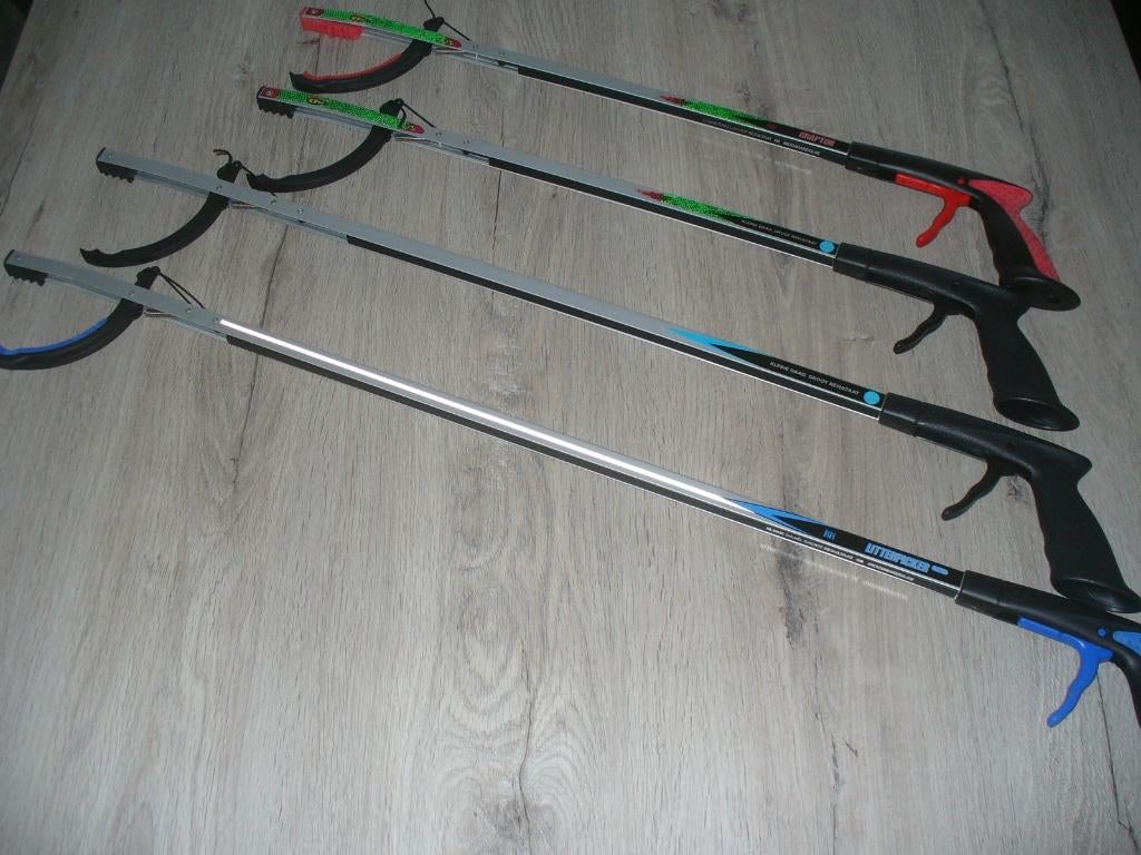 Set 4 grijpstokken - grijpers, Ophalen of Verzenden, Zo goed als nieuw