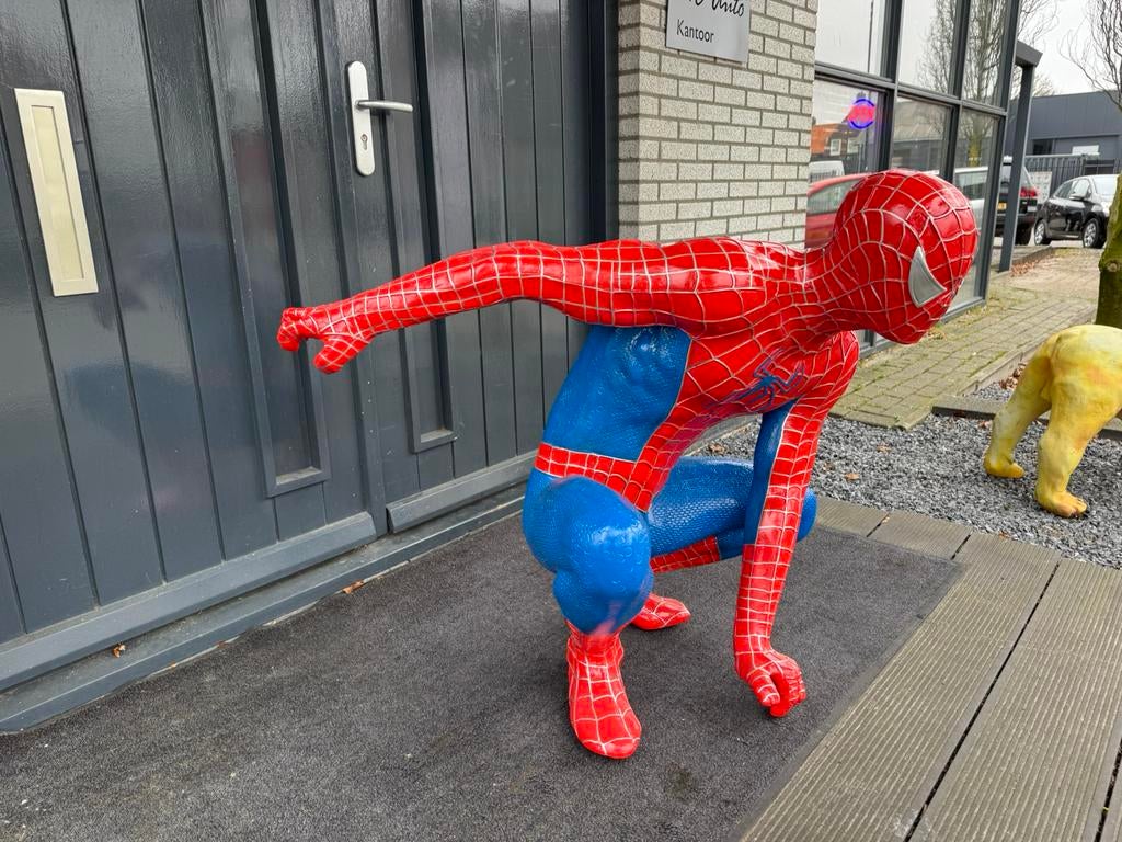 Levensgroot Spiderman beeld XL, Ophalen, Zo goed als nieuw, Fantasy