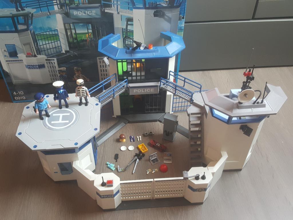 Playmobil 6919 commissariat de police, Kinderen en Baby's, Speelgoed | Playmobil, Ophalen, Zo goed als nieuw, Complete set