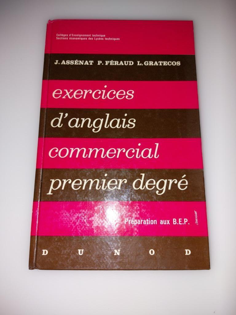 Exercices d'anglais commercial, Livres, Livres d'étude & Cours, Utilisé, Enlèvement ou Envoi