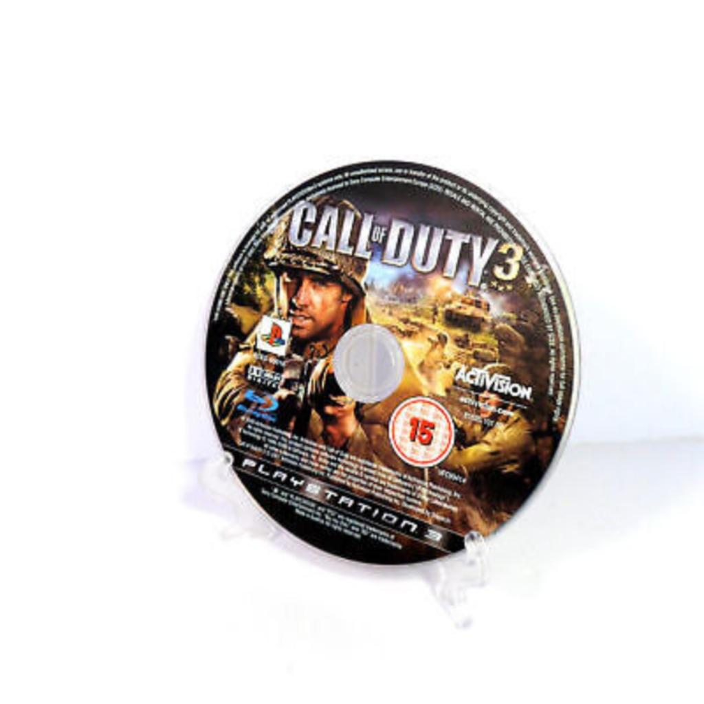 Call of Duty 3 (enkel de disk, zonder doosje !), Shooter, 1 speler, Ophalen of Verzenden, Zo goed als nieuw