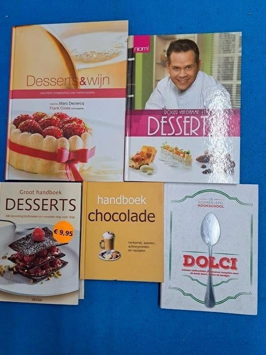 Boeken Desserts 5 stuks, Ophalen of Verzenden