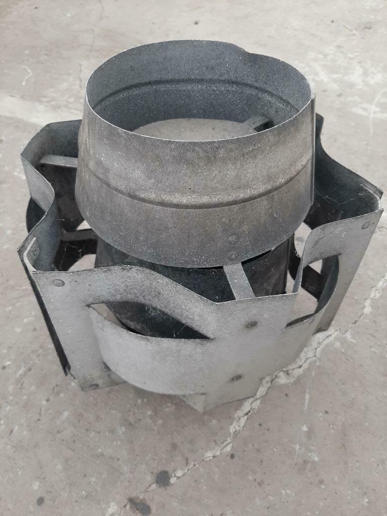 Regenkap voor op kachelpijp, Ophalen, Gebruikt, Overige metalen