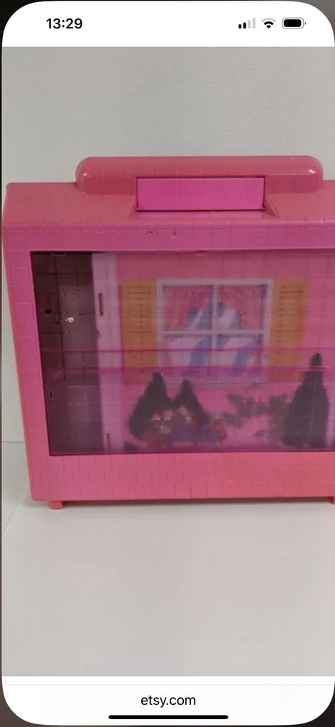 Maison Barbie pliable, Enlèvement ou Envoi, Utilisé, Maison de poupées