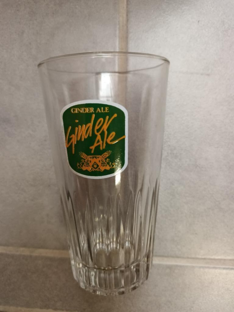 Set van 6 glazen Ginder Ale 25 cl, Ophalen of Verzenden, Nieuw, Bierglas