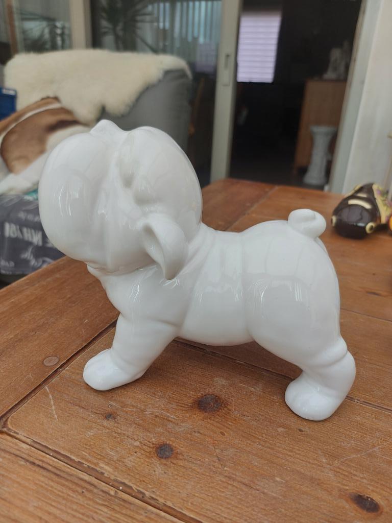 keramieken beeld Engelse Bulldog, Ophalen of Verzenden