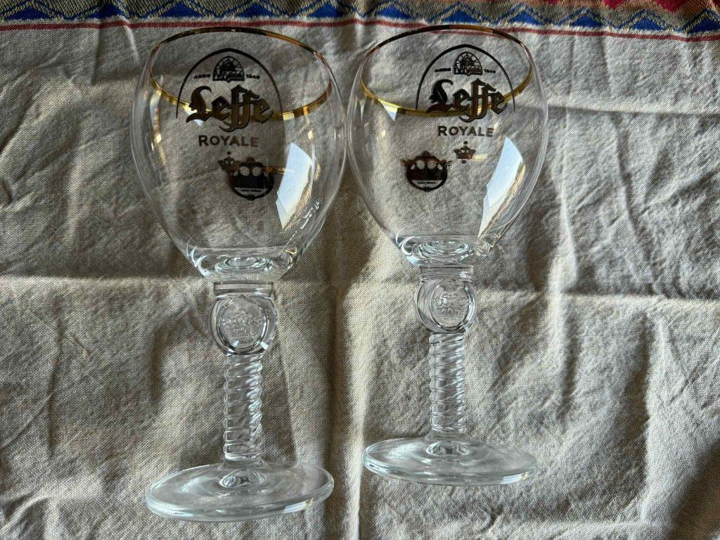 Leffe bierglazen (Royale + gewone), Ophalen of Verzenden, Nieuw, Bierglas