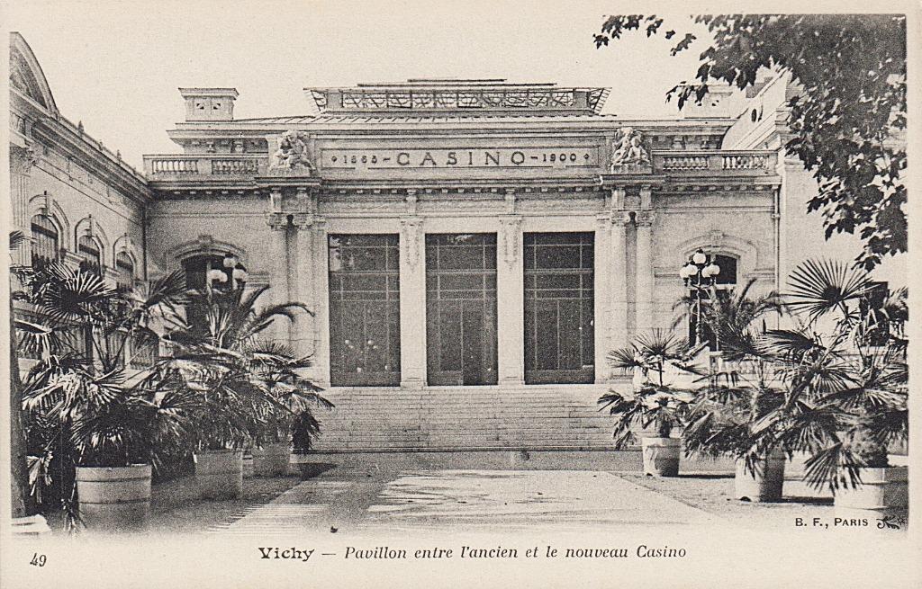 1905 - FRANKRIJK - Vichy: Pavillon nouveau Casino, Verzamelen, Postkaarten | Buitenland, Ongelopen, Frankrijk, Voor 1920, Verzenden