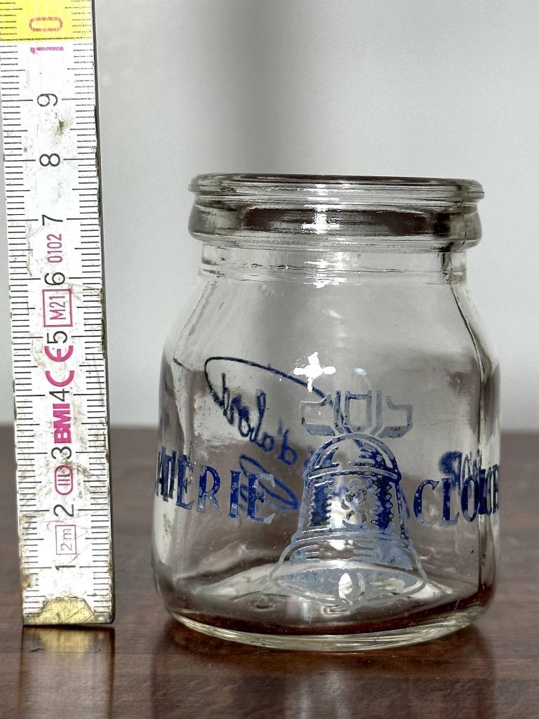 Vintage yogurt potje LAITERIE CLOCHE D'OR, Ophalen of Verzenden, Gebruikt, Verpakking