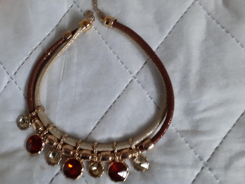 collier, Bijoux, Sacs & Beauté, Colliers, Enlèvement ou Envoi, Comme neuf, Réglable, Synthétique