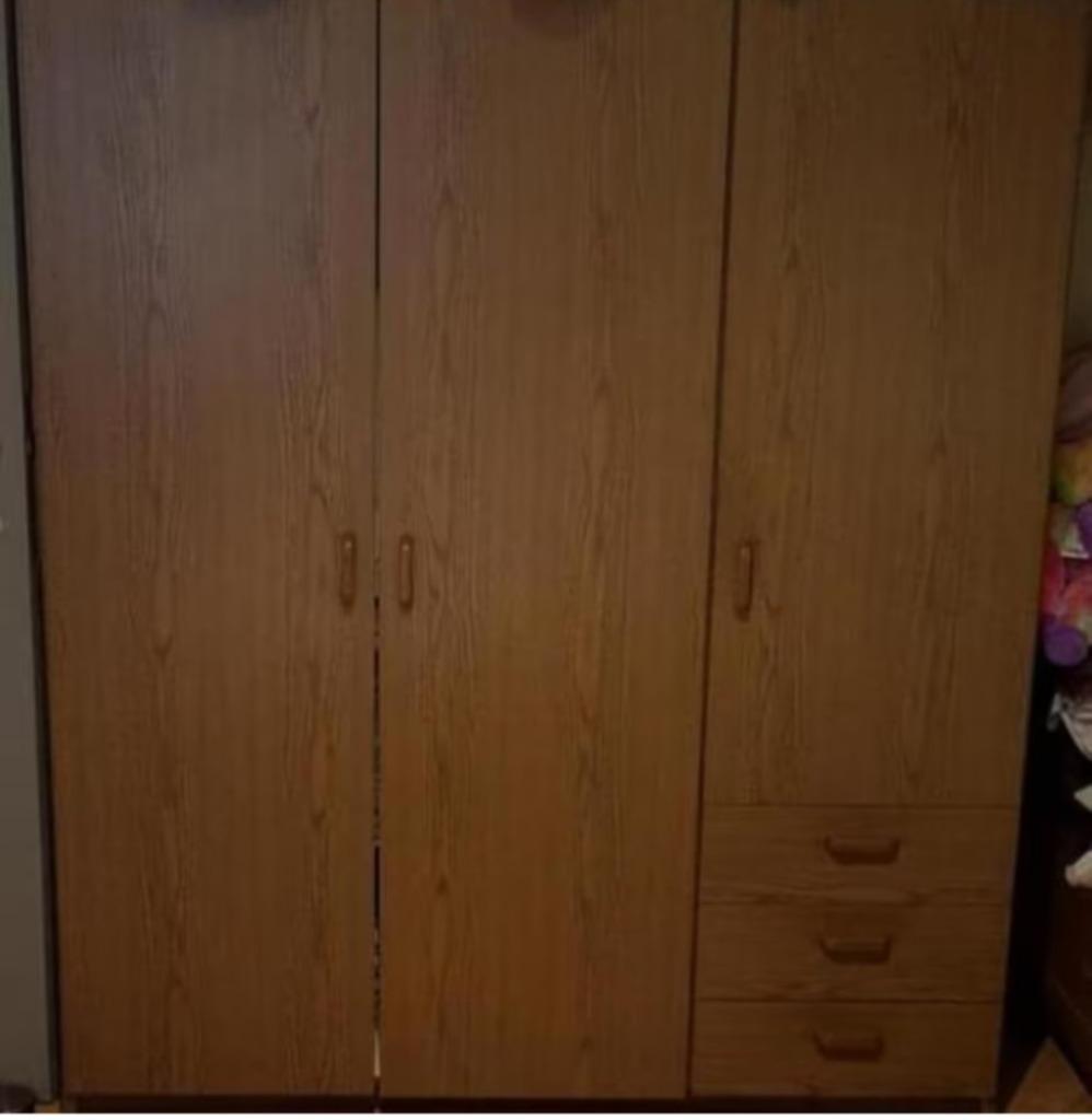 Kleerkast, Huis en Inrichting, Ophalen, Gebruikt, 100 tot 150 cm, Met lade(s)