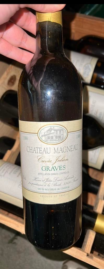 46x Chateau Magneau Graves 1988 & 1989, Enlèvement ou Envoi, Comme neuf
