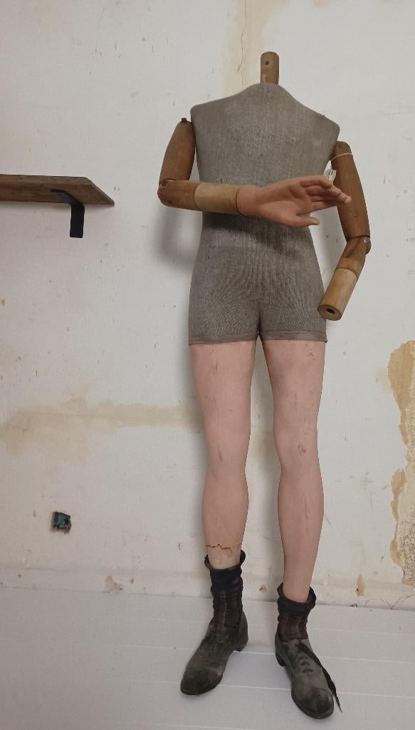 Oude Mannequin Pop, Antiek en Kunst, Ophalen