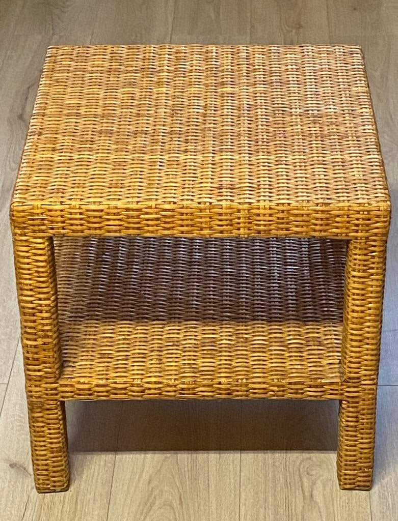 NIEUW rieten basistafel, prijs: €30, Huis en Inrichting, Nieuw, Ophalen of Verzenden, 45 tot 65 cm, 70 cm of meer