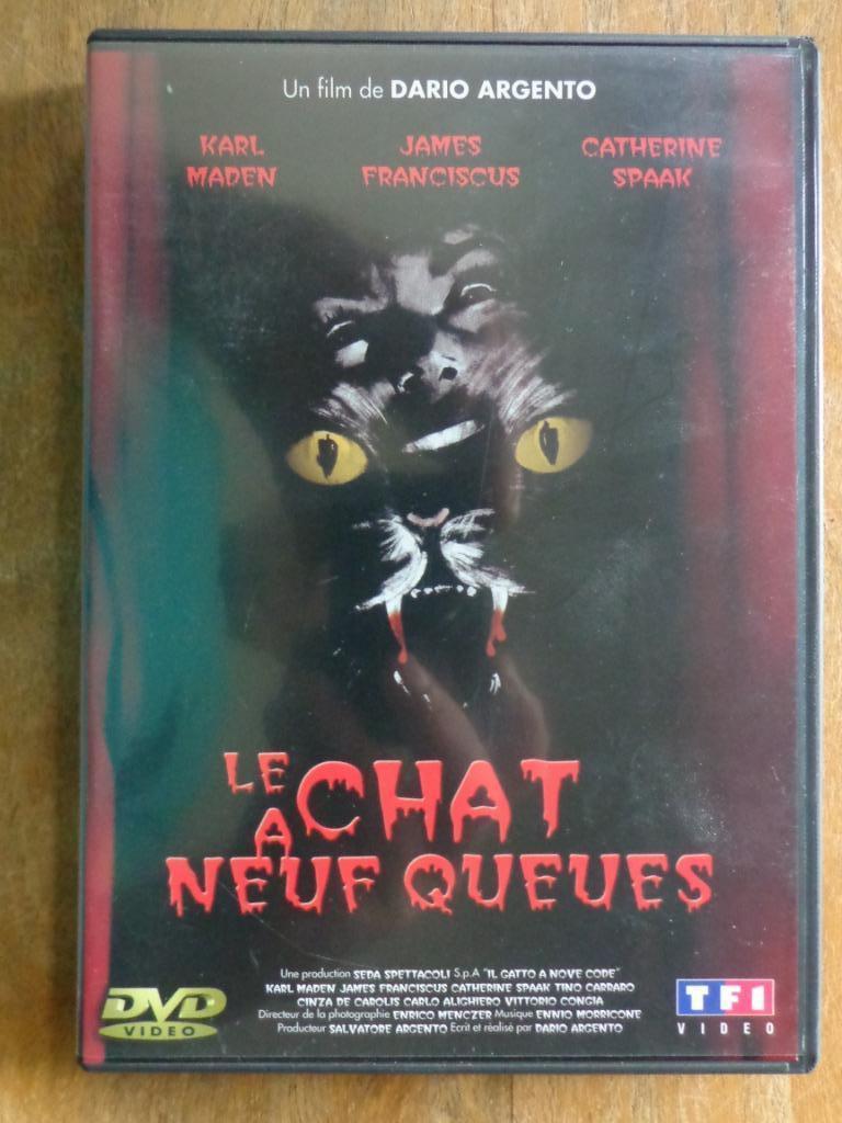 )))  Le chat a neuf queues  //  Dario Argento   (((, À partir de 12 ans, Enlèvement ou Envoi, Comme neuf, Détective et Thriller