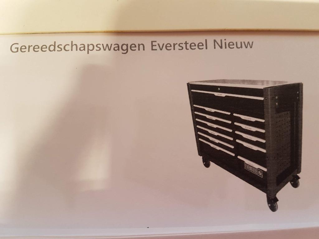Gereedschapswagen gevuld nieuw, Ophalen, Gevuld, Nieuw