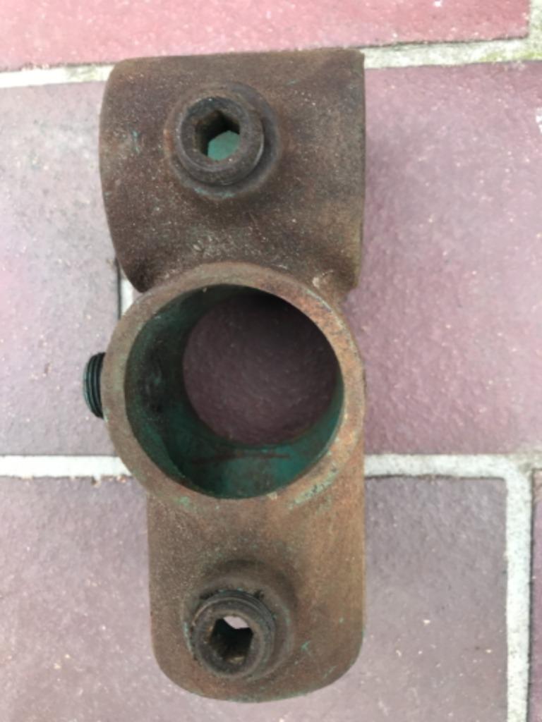Combinatie koppeling  voor buizen met diameter 43 mm, Ophalen, Gebruikt, Overige materialen, Overige typen