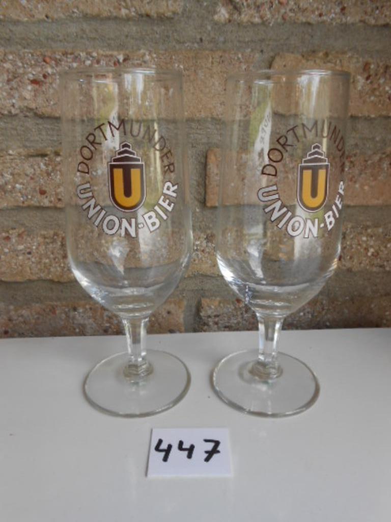 Collecteur de bière Dortmunder Union quantité 3 pièces, Enlèvement ou Envoi, Comme neuf, Verre ou Verres