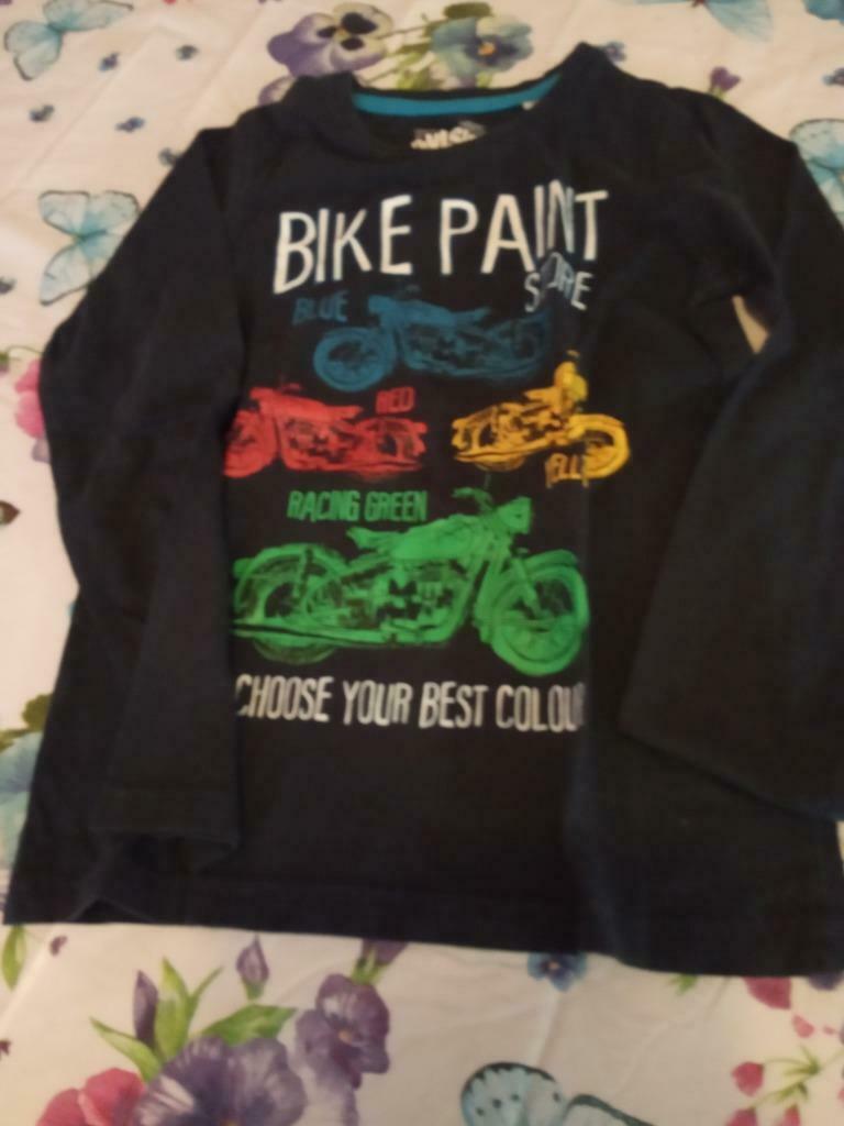 Trui donkerblauw maat 128, Ophalen of Verzenden, Gebruikt, Jongen, Shirt of Longsleeve