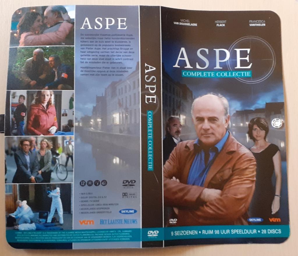 ASPE SEIZOENEN 1 TOT EN MET 9 IN VERZAMELMAP, Enlèvement ou Envoi, Drame, Coffret, Comme neuf
