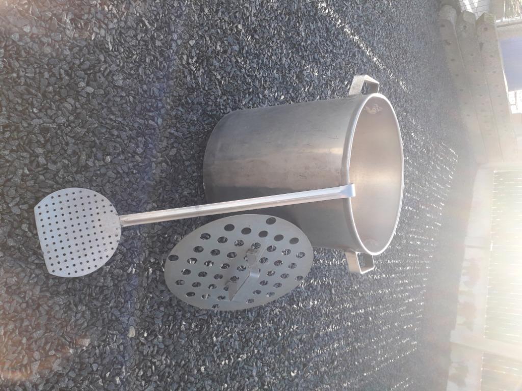 Inox ketel, Huis en Inrichting, Ophalen, Gebruikt, Inox, Overige typen