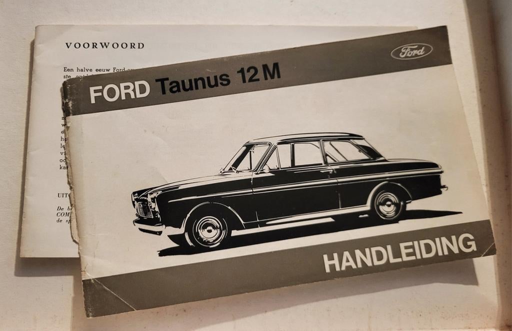 FORD TAUNUS 12M Mode d’emploi, Enlèvement ou Envoi