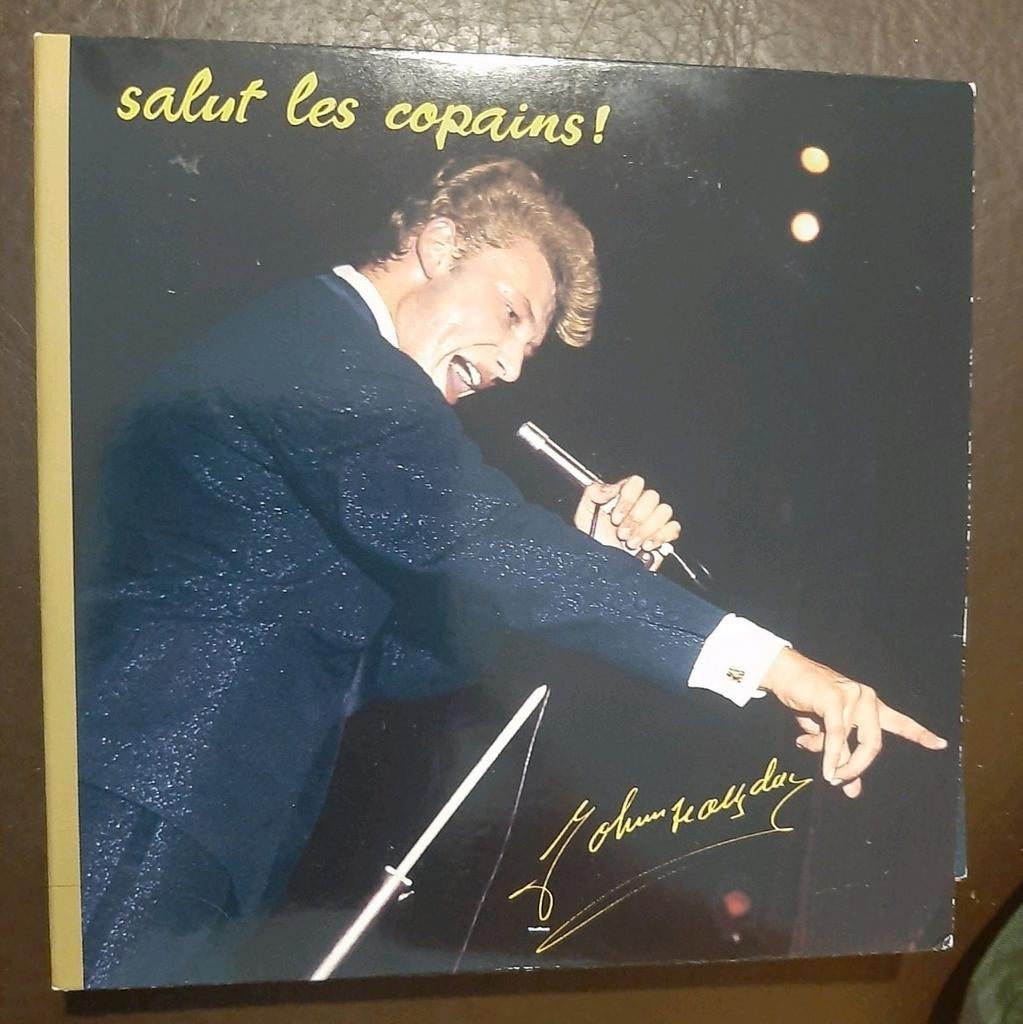 Cd - Johnny Hallyday- salut les copains, Ophalen of Verzenden, Gebruikt