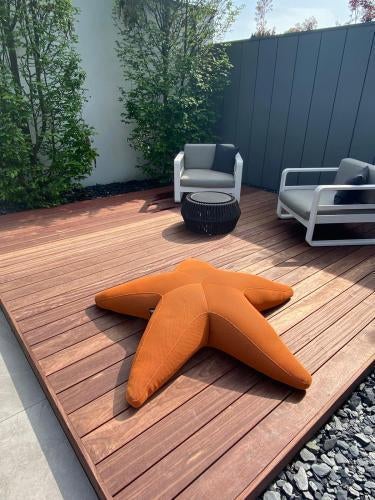 Terrasse Padouk/padouk 21 x 145 mm Brix, Enlèvement ou Envoi, Neuf, Bois