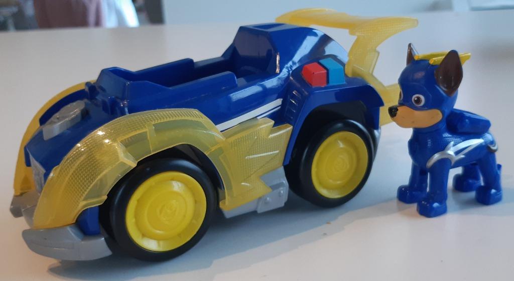 Paw Patrol mega pups super paws voertuig Chase, Ophalen of Verzenden, Gebruikt