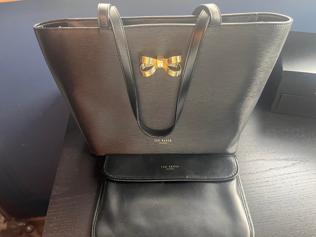 Ted baker handtas strik, Handtassen en Accessoires, Tassen | Damestassen, Ophalen of Verzenden, Zo goed als nieuw, Handtas