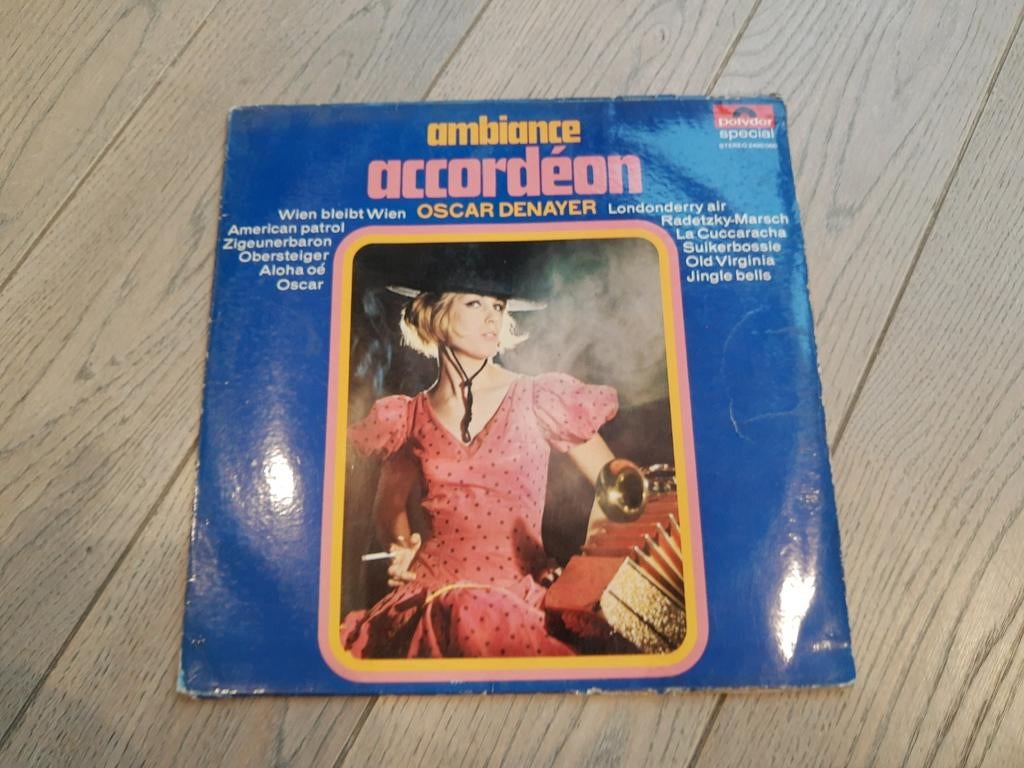 Lp : accordeon ambiance, Ophalen of Verzenden, Zo goed als nieuw