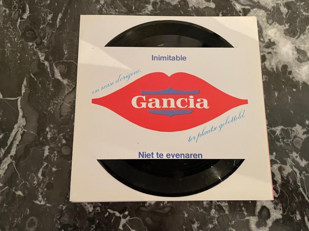 Vintage Reclame single  “Gancia” ‘60/‘70, Collections, Enlèvement ou Envoi, Comme neuf, Autres types