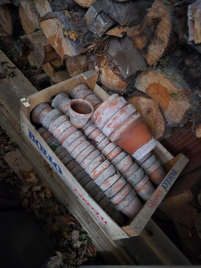 Oude terracotta potjes, Antiek en Kunst, Ophalen