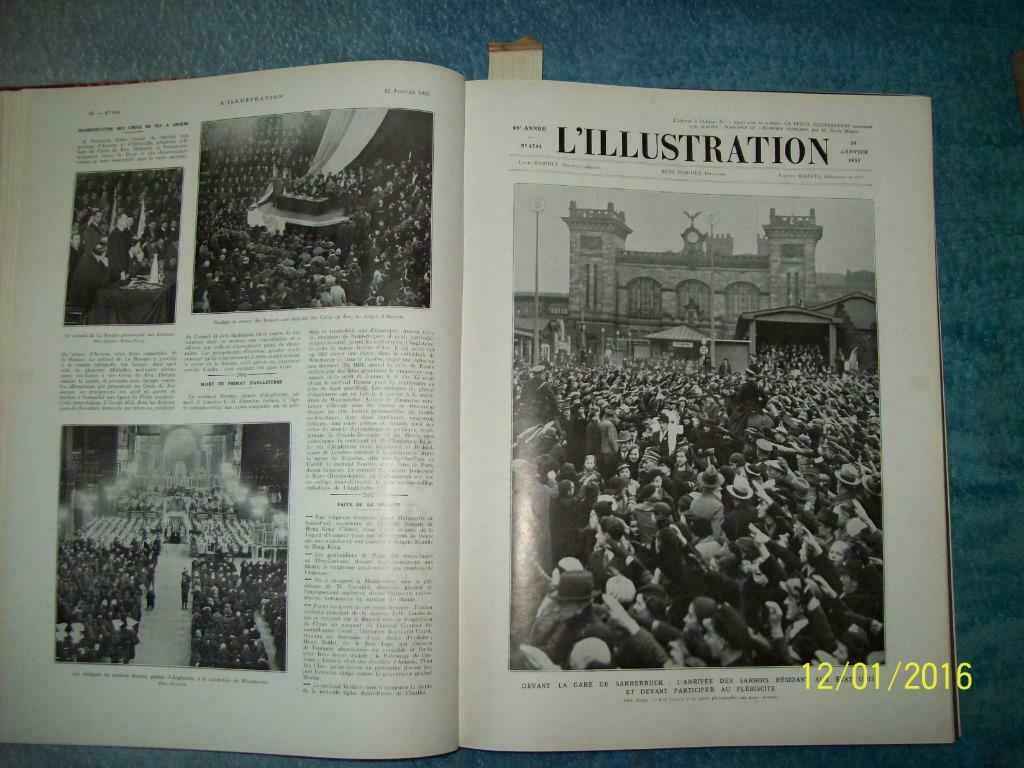 boek   l'illustration 1935, Ophalen, Gelezen, Media