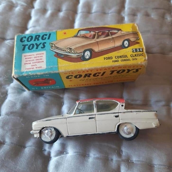 CORGI N 234 : FORD CONSUL CLASSIC 315 *VINTAGE*, Enlèvement, Utilisé, Voiture, Corgi