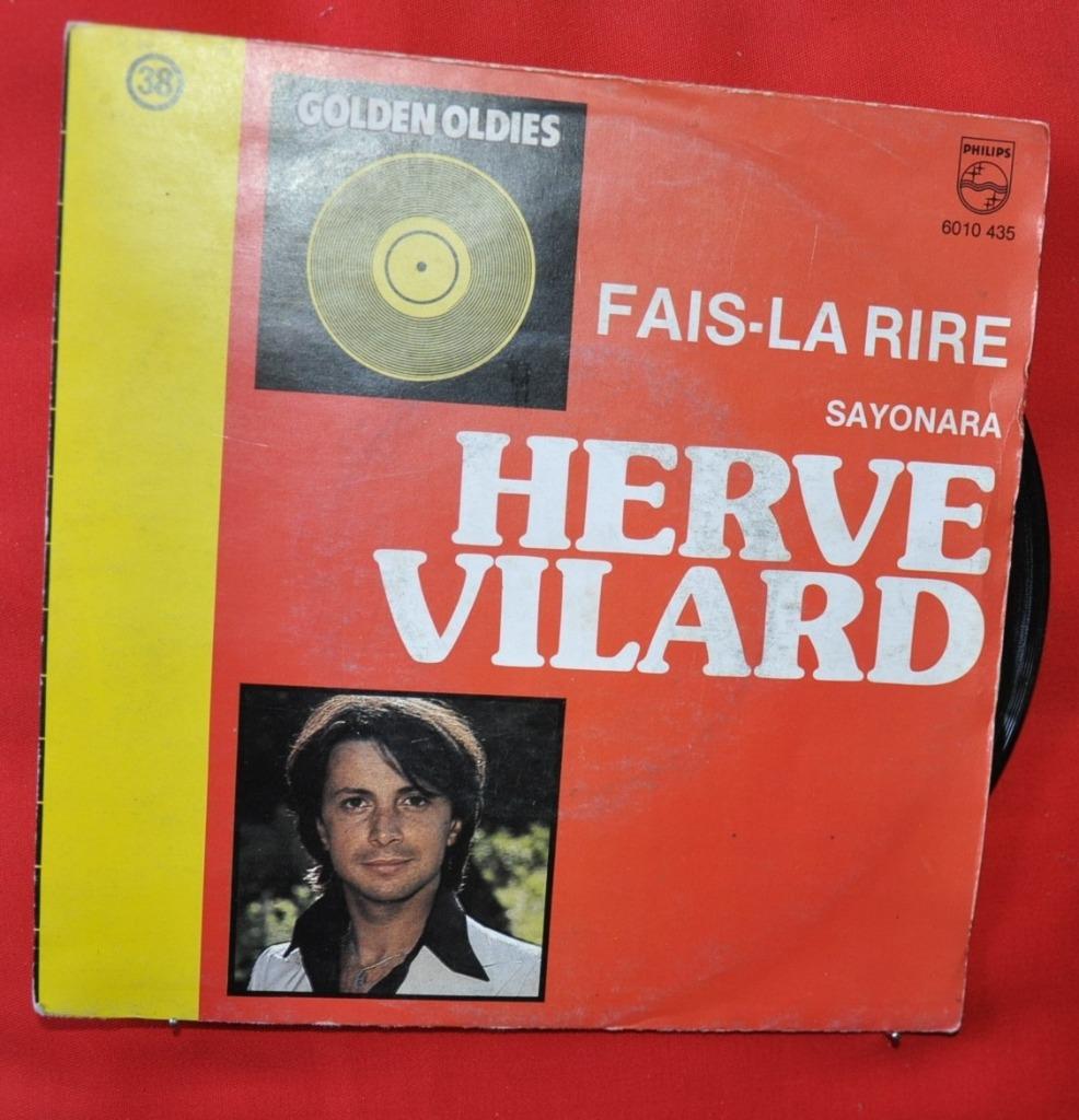 disque vintage 45 tours  herve villard (x20171), Ophalen of Verzenden, Gebruikt