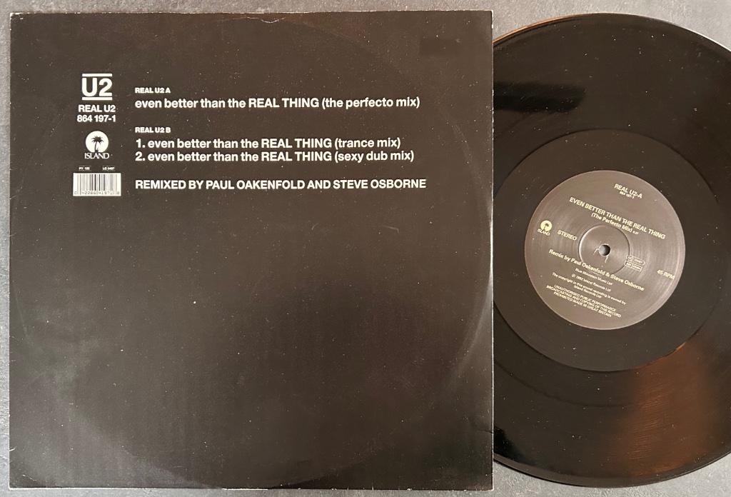 U2 - Even better than the real thing ( 12# remixen ), Envoi, Comme neuf, 12 pouces, Pop rock