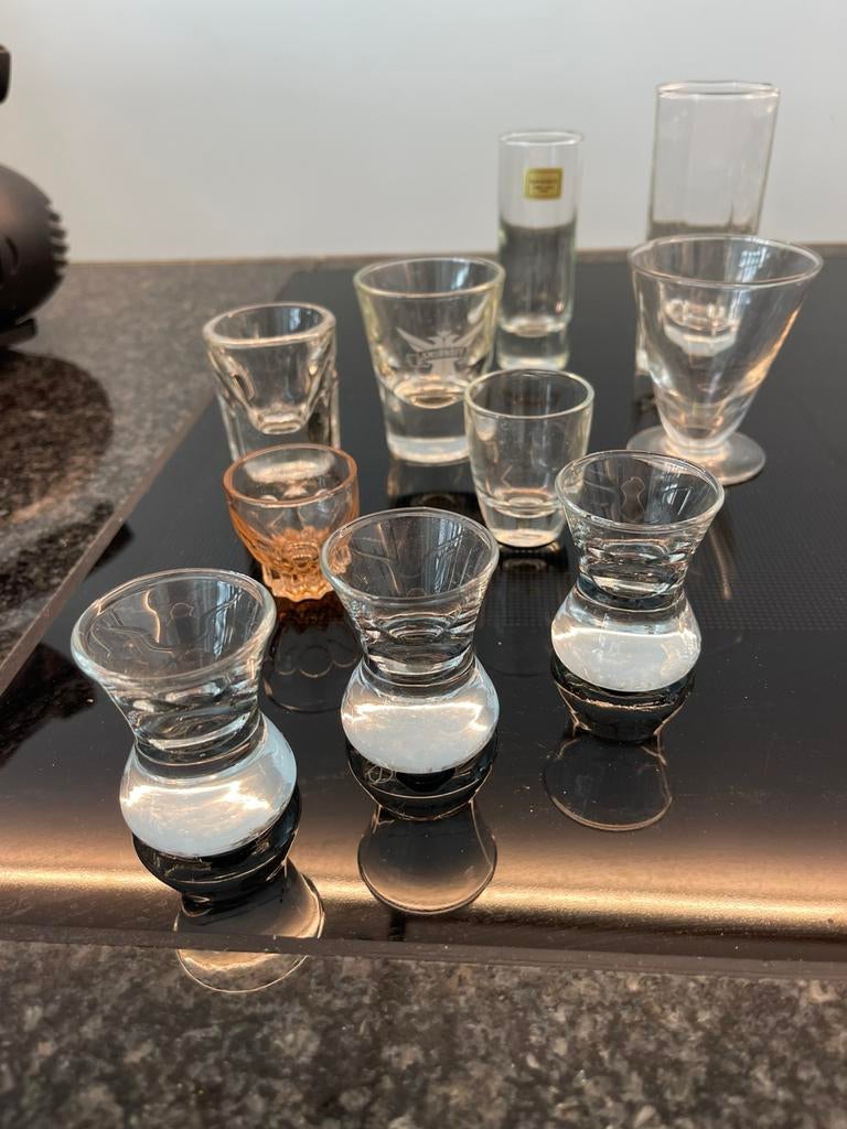 Lot vodka glaasjes, Ophalen of Verzenden, Zo goed als nieuw