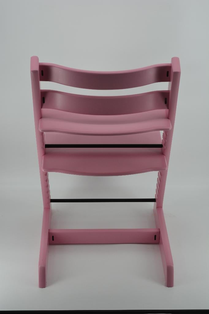 Stokke Tripp Trapp Pink – Refurbished model, Kinderen en Baby's, Kinderstoelen, Verzenden, Gebruikt, Meegroeistoel, Gordel(s)