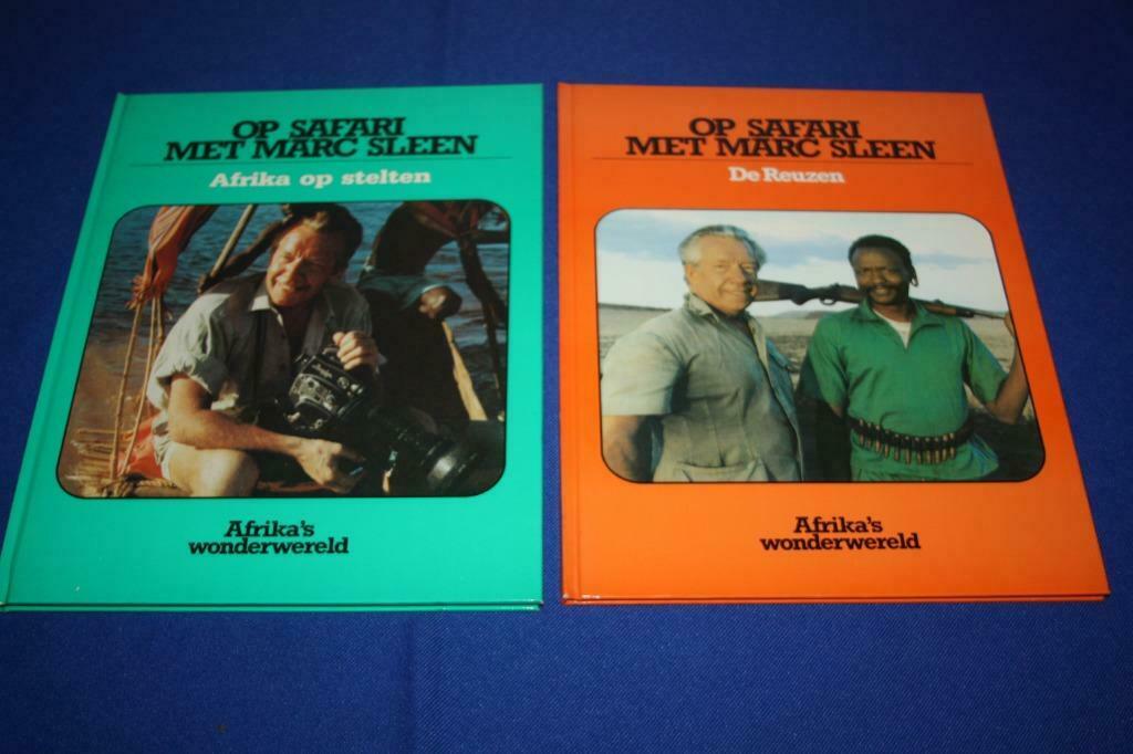 Op safari met Marc Sleen ( 2 boeken als nieuw ), Collections, Enlèvement ou Envoi, Autres personnages, Comme neuf, Livre ou Jeu