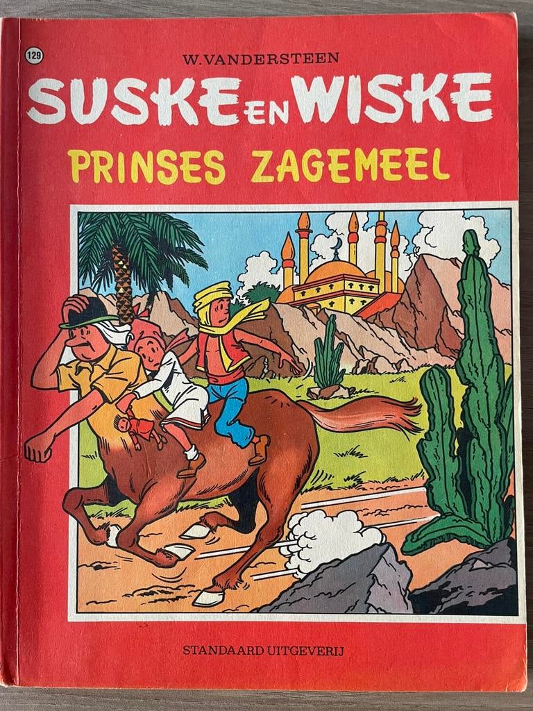 Vintage Suske en Wiske Prinses Zagemeel en andere albums, Ophalen of Verzenden, Zo goed als nieuw
