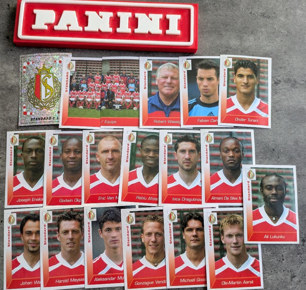 PANINI STICKERS 19X FOOTBALL 2003 STANDARD LUIK  VOETBAL, Verzenden, Nieuw