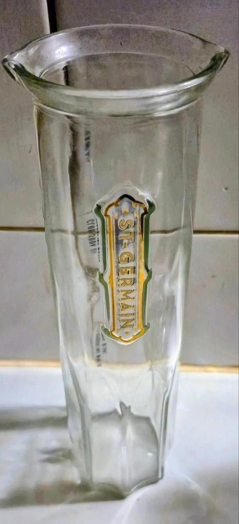 Carafe à liqueur de fleur de sureau St-Germain., Collections, Enlèvement ou Envoi, Utilisé, Autres types