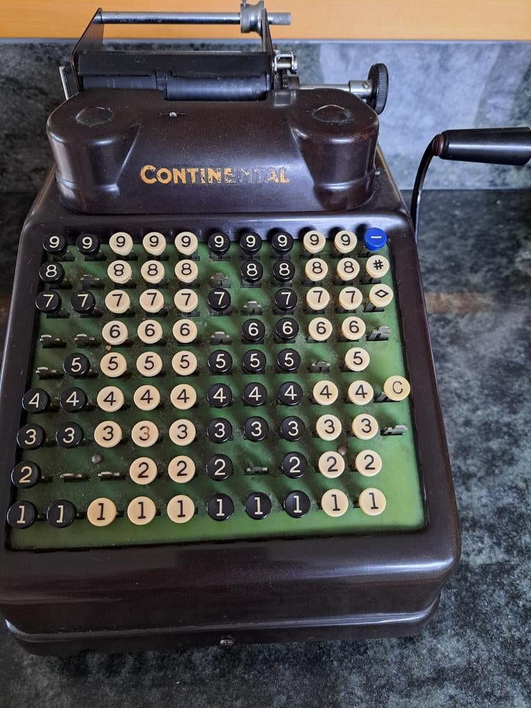 Vintage rekenmachine/kassa, Antiek en Kunst, Ophalen