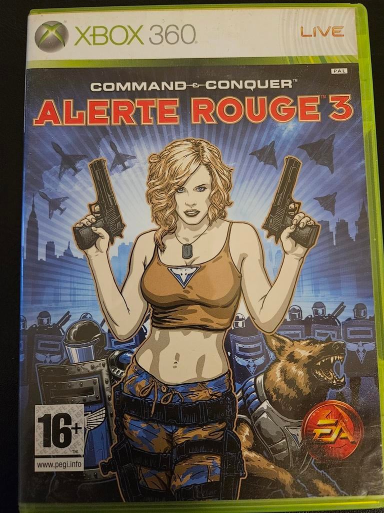 Xbox 360 PAL: Command & Conquer Red Alert, in het Frans, Games en Spelcomputers, Ophalen of Verzenden, Zo goed als nieuw
