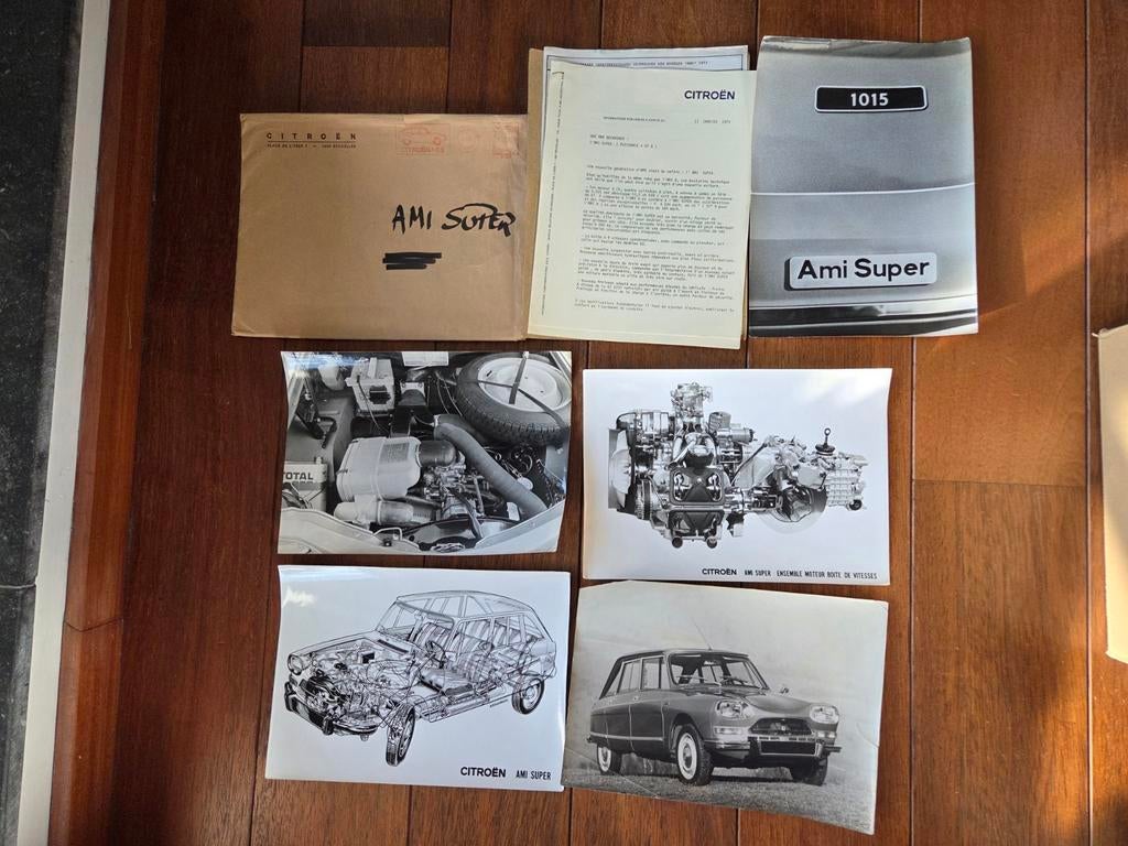 5x Photo de presse de Citroën Ami 8 Super, Enlèvement ou Envoi, Comme neuf